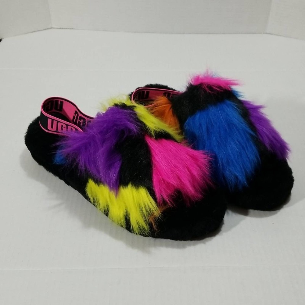 Ugg Fluff Yeah Party Sports Slipper Slides‎